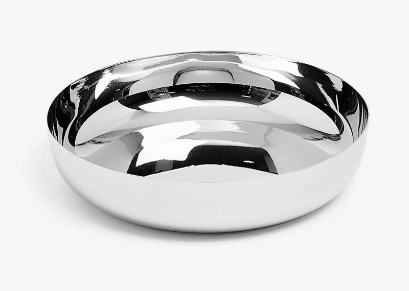 JM17/24 T Bowl round 18/10 Stainless steel with relief decoration Alessi SINGLE PIECES